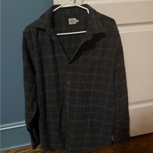 Faherty Dark Plaid Shirt